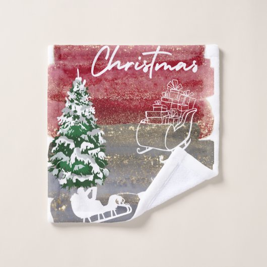 Cute Christmas  Washandje (Wasdoekje)