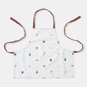Cute Christmassy Christmas Pattern Apron Schort