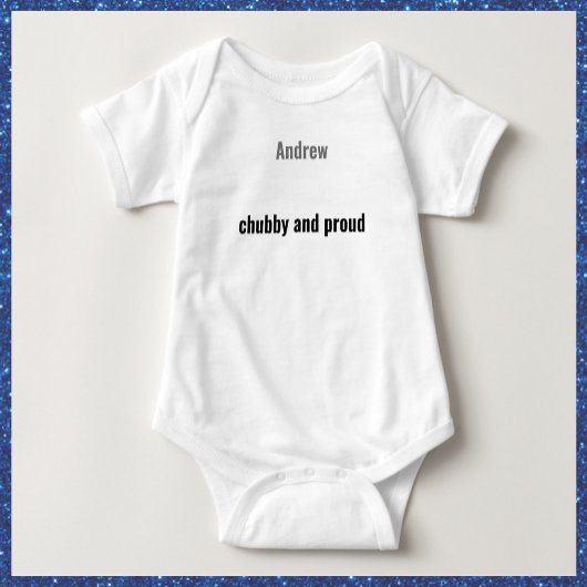 Cute Chubby en Proud Romper