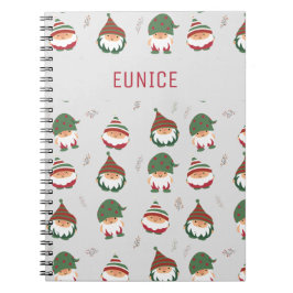Cute Chubby-kerst - Elves Pattern Notitieboek