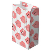 Cute Chubby Pig Gift Bag Klein Cadeauzakje (Achterkant Gekanteld)
