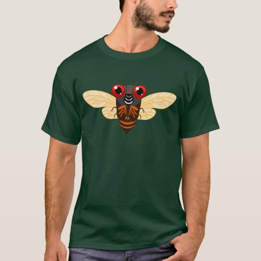 Cute Cicada Tshirt (Voorkant)