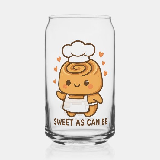 "Cute Cinnamon Roll Chef - Kawaii Baking Design (Recto)