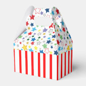 Cute Circus Ringmaster Cartoon Polar Beer Bedankdoosjes (Achterkant)