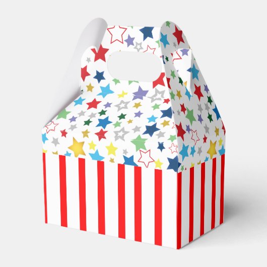 Cute Circus Ringmaster Cartoon Polar Beer Bedankdoosjes (Achterkant)