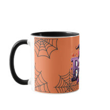 Cute Citrouille Boo Halloween Mug