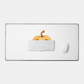 Cute Citrouille Jack-o'-lantern Turtle Mer Hallowe (Clavier et souris)