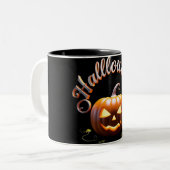 Cute Citrouille Mug pour Halloween - Parfait pour (Devant gauche)