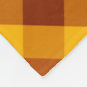 Cute Citrouille Orange Plaid Grosse couverture en  (Coin)