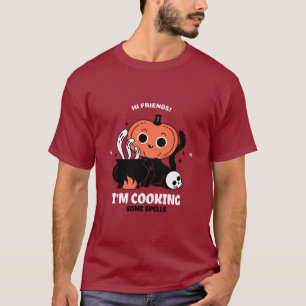 Cute Citrouille Spell Chef Halloween T-Shirt