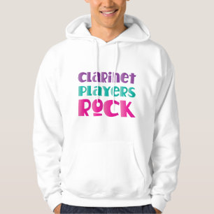 Cute Clarinet Players Rock Music Gift Hoodie