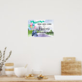 Cute class van 2022-drive door Afstuderen parade Poster (Keuken)