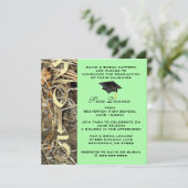 Cute Classic Camo Elegant 2015 Invitations de dipl (Debout devant)