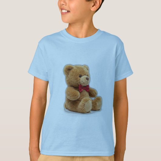 Cute Classic Teddy Bear Art Kids' T-Shirt (Devant)
