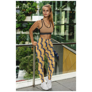 Cute Classy Retro Yoga Tights Leggings