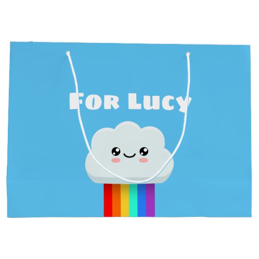 Cute cloud groot cadeauzakje (Achterkant)