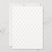 Cute Cloud Roze Baby Shower Kaart (Achterkant)