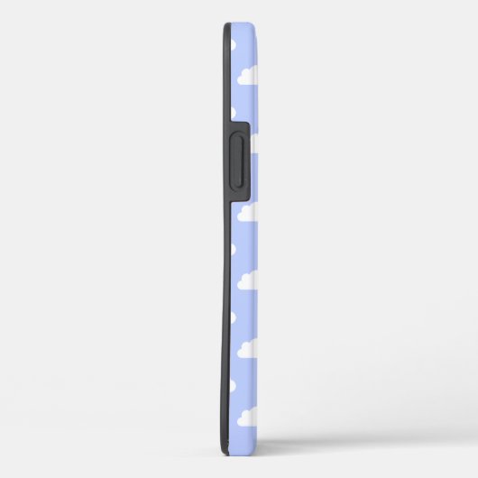 Cute Clouds White op blauw Case-Mate iPhone Case (Achterkant / Rechts)