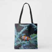 Cute Clown Fish in koraal Draagtas (Voorkant)
