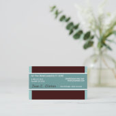 Cute Coca Blauwgroen Blue Classy Debut Network Dre Visitekaartje (Staand voorkant)