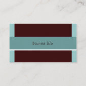 Cute Coca Blauwgroen Blue Classy Debut Network Dre Visitekaartje (Achterkant)