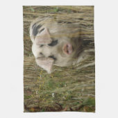 Cute Cochon Serviette de cuisine (Vertical)