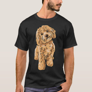 Cute Cockapoo Dog Illustratie Cockapoo Owner Love T-shirt