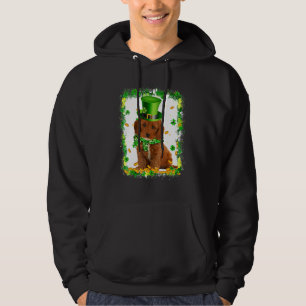 Cute Cockapoo Dog St Patricks Day Irish Shamrock B Hoodie