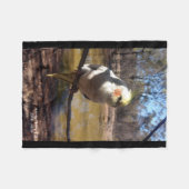 Cute Cockatiel Fleece Blanket (Voorkant (Horizontaal))