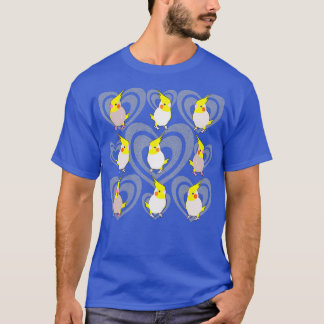 Cute Cockatiel Parrots T-shirt