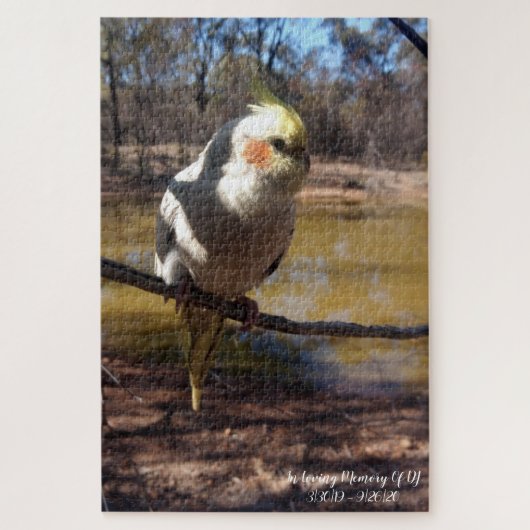 Cute Cockatiel Puzzle Legpuzzel (Verticaal)