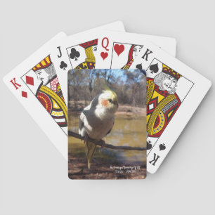 Cute Cockatiel-speelkaarten Pokerkaarten
