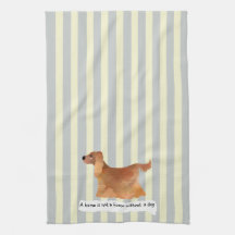 Cute cocker spaniel blue crème striped