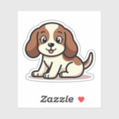 Cute Cocker Spaniel Puppy Sticker – Grote Ogen (Vel)