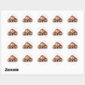 Cute Cocker Spaniel Ronde Sticker (Vel)