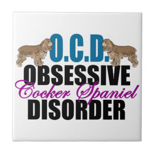 Cute Cocker Spaniel Tegeltje