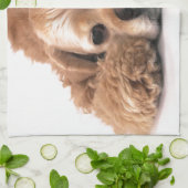 Cute Cocker Spaniel Theedoek (Gevouwen)