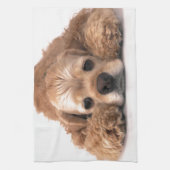 Cute Cocker Spaniel Theedoek (Verticaal)