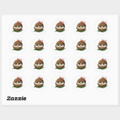 Cute Coconut Stickers, Funny Coconut Stickers (Feuille)
