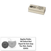 Cute coconuts cartoon 	rubberstempel (Gestempeld)