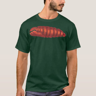 Cute Cocoon Hornworm pupa Waterverf Design T-shirt