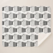 Cute Coeur Cactus Plaid Plante Pot Motif (Devant (Horizontal))