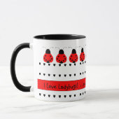 Cute Coeur Ladybug Mug (Gauche)