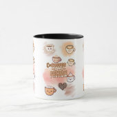 Cute Coffee Lover Mug – Kawaii Barista Cup | Coffe (Centre)