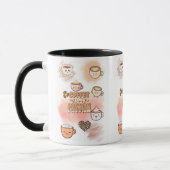 Cute Coffee Lover Mug – Kawaii Barista Cup | Coffe (Gauche)