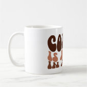 Cute Coffee Mug – Coffee Is a Hug in a Mug Quote (Gauche)