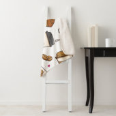 Cute Coffee Pattern Sherpa Blanket Soft & Cozy Sherpa Deken (In situ)