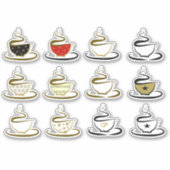 Cute Coffee Sticker (Voorkant)