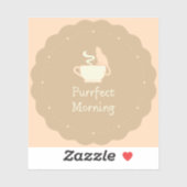 cute coffee stickers (Feuille)