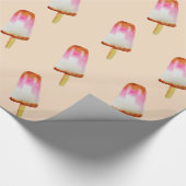 Cute cola ijsblokjes pop popsikel cadeaupapier (Hoek)
